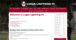 Desktop Screenshot of loganlightningfc.com